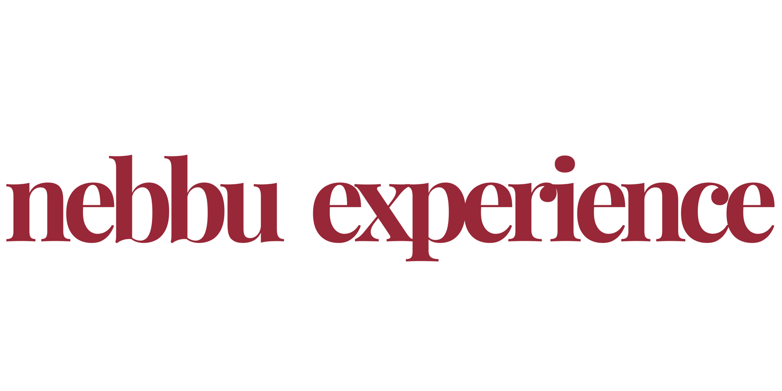 Nebbu Experience Regional Logo